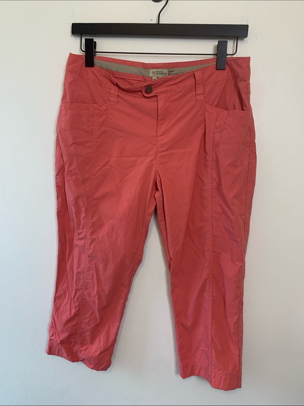 Royal Robbins Coral-Red Women's Technical Capris